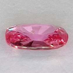 0,61 ct Zaffiro rosa a cuscino 6,08 x 5,13 x 2,11 mm