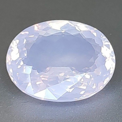 10,98 ct Oval Lavendel Amethyst Opal Effekt 17,00 x 13,58 x 7,99 mm
