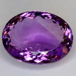 17.04 ct Améthyste ovale 18.70 x 14.68 x 9.25 mm