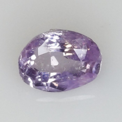 2,09 ct Saphir violet ovale 8,31 x 6,25 x 4,35 mm