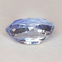 0,97 ct Saphir ovale 6,64 x 4,73 x 3,36 mm