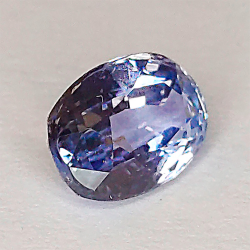 0,97 ct Saphir ovale 6,64 x 4,73 x 3,36 mm