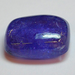13.82 ct Cabochon Cushion Tanzanite 15.50 x 11.39 x 6.96 mm
