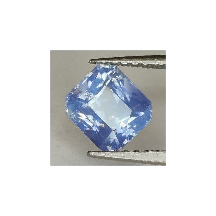 1,57 ct Blauer Saphir im Smaragdschliff 6,43 x 5,88 x 4,40 mm