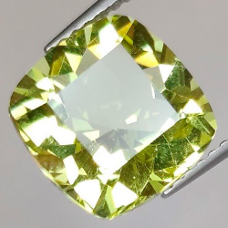 4,13 ct Zitronenquarz Kissen 10,00 x 9,98 x 6,68 mm