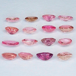 3.29 ct Oval Sapphire pink From 4.5 to 3.7 mm