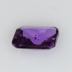 1,05 ct Zafiro viola talla esmeralda 6,55 x 5,35 x 2,79 mm