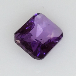 1,05 ct Zafiro viola talla esmeralda 6,55 x 5,35 x 2,79 mm