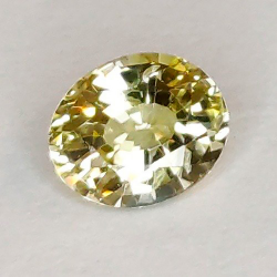 0,69 ct ovaler Saphir 5,80 x 4,83 x 3,09 mm