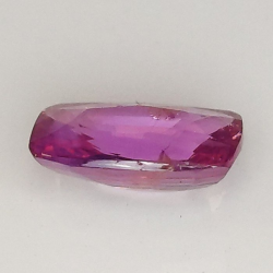 1,34 ct Cushion Sapphire pink  7,64 x 5,45 x 2,95 mm