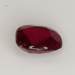 0.66 ct Cushion Pidgean Blood Ruby 5.36 x 5.11 x 2.52 mm