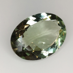 9,53 ct Prasiolita ovale 18,09 x 13,08 x 7,05 mm