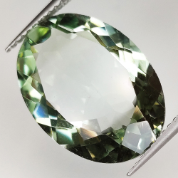 9,53 ct Prasiolita ovale 18,09 x 13,08 x 7,05 mm