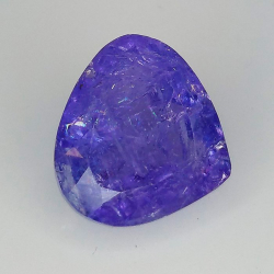 5,10 kt Birne Tansanit 10,44 x 11,22 x 6,16 mm