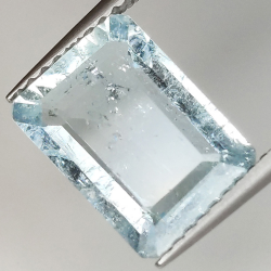 2,71 ct Smaragd-Aquamarin 10,88 x 7,81 x 3,90 mm