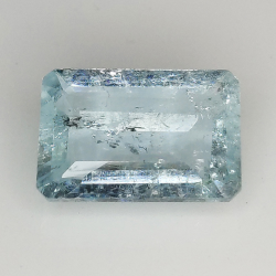 2,71 ct Smaragd-Aquamarin 10,88 x 7,81 x 3,90 mm