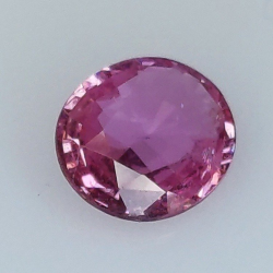 1,25 ct Pink Sapphire oval cut 7,54 x 6,54 x 2,87 mm