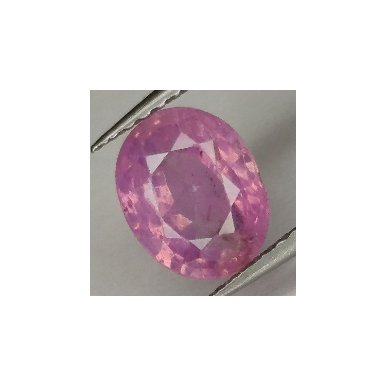 2,19 ct taille ovale 8,18 x 6,47 x 4,62 mm