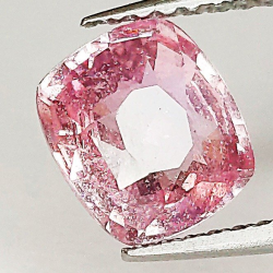 1,74 ct Zafiro cojín 7,20 x 6,43 x 3,83 mm