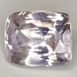 1,33 ct Zafiro morado cojín 6,42 x 5,29 x 3,77 mm