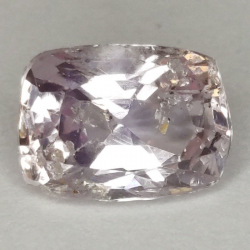 1,58 ct Zafiro Padparadscha cojín 7,37 x 5,42 x 4,06 mm