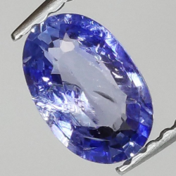 0,78 ct Zaffiro blu ovale 7,23 x 4,70 x 2,58 mm