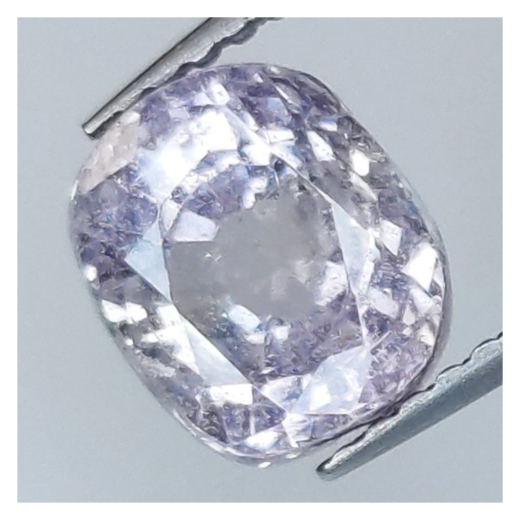 3,11 ct Zafiro morado cojín 7.69 x 6.53 x 5.83 mm