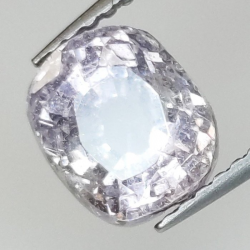 3,11 ct Zaffiro viola a cuscino 7,69 x 6,53 x 5,83 mm