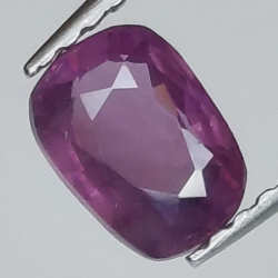 0,90 ct Kissen Saphir rosa 6,42 x 4,73 x 3,05 mm