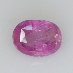 1,04 ct Pink Sapphire oval cut 6,75 x 5,04 x 3,13 mm