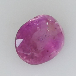 1,04 ct Sapphire taille ovale 6,75 x 5,04 x 3,13 mm