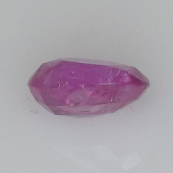 1,04 ct Zafiro rosa talla oval 6,75 x 5,04 x 3,13 mm