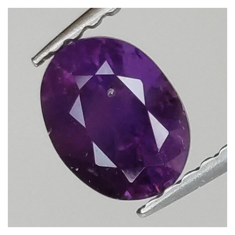 1,09 ct Saphir violet ovale 6,53 x 5,00 x 4,04 mm