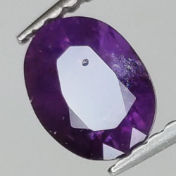 1,09 ct Zaffiro viola ovale 6,53 x 5,00 x 4,04 mm