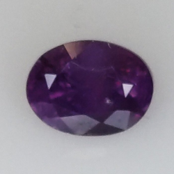 1,09 ct Zaffiro viola ovale 6,53 x 5,00 x 4,04 mm
