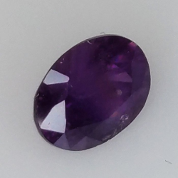 1,09 ct Saphir violet ovale 6,53 x 5,00 x 4,04 mm