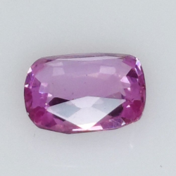 0,93 ct Kissen Saphir rosa 6,22 x 5,64 x 2,3 mm