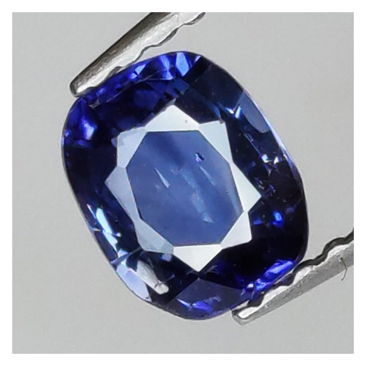 0,83 ct Kissen Saphir blau 6,01 x 4,80 x 2,92 mm