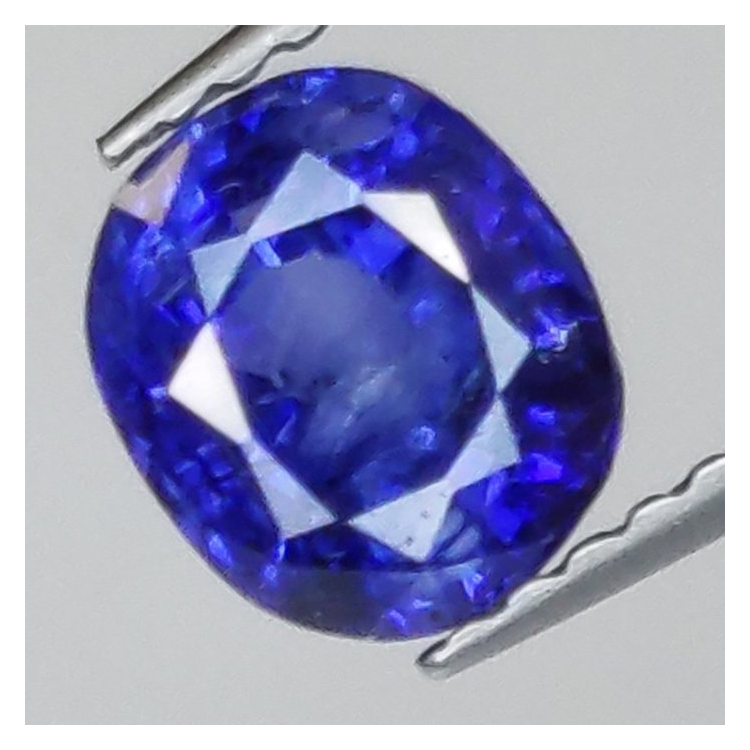 1,72 ct Ovaler Blau Saphir 5,57 x 5,74 x 4,32 mm