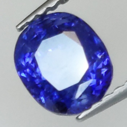 1,72 ct Blue Sapphire oval 5,57 x 5,74 x 4,82 mm