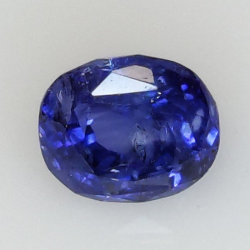 1,72 ct Ovaler Blau Saphir 5,57 x 5,74 x 4,32 mm