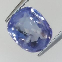 1,61 ct Saphir bleu ovale 6,79 x 5,63 x 3,98 mm