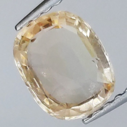 0,99 ct Kissen Padparadscha Saphir 6,80 x 5,64 x 2.26 mm
