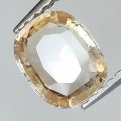 0,99 ct Kissen Padparadscha Saphir 6,80 x 5,64 x 2.26 mm