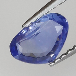 0,99 ct Zaffiro blu taglio cuore 7,25 x 4,90 x 2,87 mm