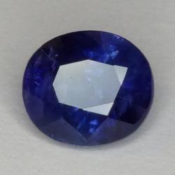 1,81 ct Blue Sapphire oval 7,06 x 6,22 x 4,50 mm