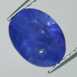 2,25 ct Zaffiro blu ovale 8,40 x 6,39 x 4,85 mm