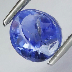 2,05 ct Blue Sapphire oval 6,85 x 6,47 x 4,84 mm