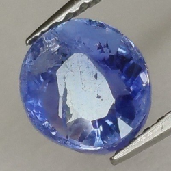 2,05 ct Ovaler Blau Saphir 6,85 x 6,47 x 4,84 mm