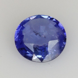 1,91 ct Zafiro Azul oval 8,19 x 8,05 x 3,25 mm